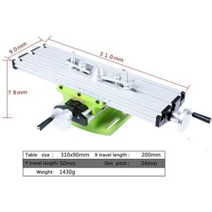 Samengestelde Tafel Werken Dwarsslede Tafel Werktafel Voor Frezen Boren Bankje Multifunctionele Verstelbare X-Y Uit De Vs