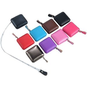 Artracyse 1Pc 1.5M/59 ''Kleine Meetlint Intrekbare Plastic Vierkante Mini Zachte Heerser Kleine Heerser Voor meten Metingen