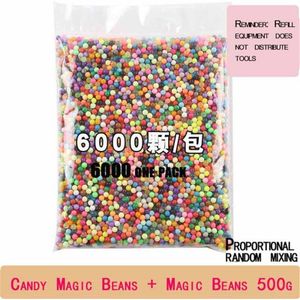 6000 Stks/Set Diy Waternevel Magic Kralen Handleiding 3D Kralen 5Mm Hama Kralen 500G Kralen Kralen