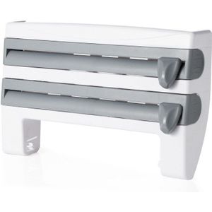 Keuken opslag rek Muur Roll Aluminiumfolie Dispenser Papier Film Keuken Papier Spice Plank Houder Handdoek opslag handdoek houder