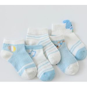5Pairs/lot 0-2Y Infant Baby Socks Baby Socks for Girls Cotton Mesh Cute Newborn Boy Toddler Socks Baby Clothes Accessories