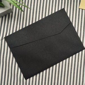 50 Stks/set Vintage Bruin Wit Zwart Kraft Blank Mini Papier Venster Enveloppen Huwelijksuitnodiging Envelop Envelop/3 kleur