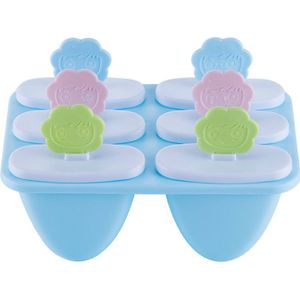 Ice grid mold 6 grid ijs machine lollipop mold lade keuken bevroren ijs DIY mold L0424