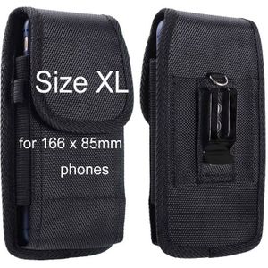 Taille Telefoon Tas Voor Samsung Galaxy A41 A31 A11 A10E A01 M11 M20 M30S M31 Xcover Pro Case Nylon Robuuste belt Pouch Holster Cover