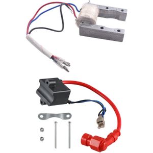 Pouvoir Rode Draad Ontsteking 12V Coil Module Kit Fit 49cc 60cc 66cc 80cc Gemotoriseerde Fiets