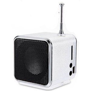 TD-V26 Digitale Fm Radio Speaker Ontvanger Met Lcd Stereo Luidspreker Ondersteuning Micro Tf Card Mp3 Mini Muziekspeler Usb Opladen