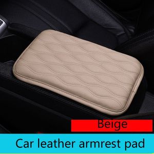 30*20Cm Lederen Auto Console Armsteun Pad Cover Voor Infiniti Buick Peugeot 307 206 407 3008 308 seat Leon Lexus Chery Saab