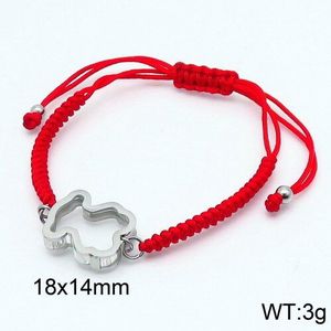 Rood Touw Armband Beer Vorm Armbanden Vrouwelijke Sieraden Accessoires