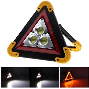 Draagbare LED Schijnwerper USB Handle oplaadbare COB Work Light LED auto waarschuwingslampje Outdoor Camping Lamp Triangle waarschuwingslampje