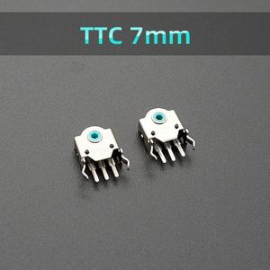 2 Stuks Originele Ttc Muis 7Mm Wiel Encoder Groene Kern Decoder Voor Saitek RAT3 5 MMO7 Corsair M65 M95 leven 5 Miljoen Keer