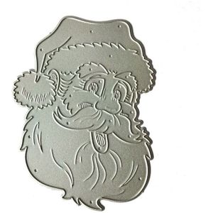 Kerst Gnome Metalen Stansmessen Stencil Scrapbooking Diy Album Stempel Emboss D08F