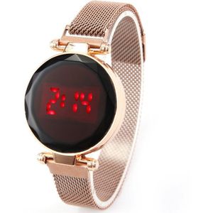 Vrouwen Elektronische Horloge Digitale Horloges Magneet Gesp Dames Led Horloge Vrouwelijke Digitale Horloges Klok Zegarek Damski