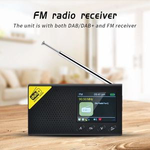 Draagbare Digitale Radio Bluetooth-Compatibele Draagbare Voor Thuis Office 2.4 Inch Lcd-scherm Stereo Dab Fm Audio Player Ontvanger