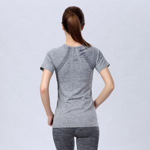 T Shirts Vrouwen Sport Tops Solid Stretch Jogging Running T-shirts Fitness Korte Mouwen T-shirts Vrouwen Zomer Ademend Snel Droog