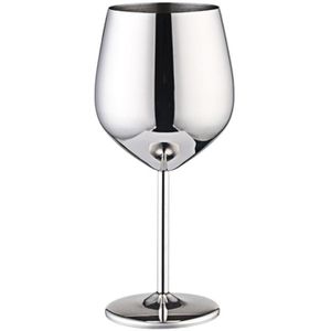 Rode Wijn Glas Wijn Glazen Koperen Spiegel Afwerking Drinkware 18/10 Roestvrij Staal Beker Voor Uw Plezier 500Ml #4W