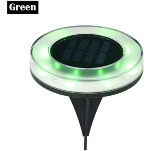 Solar Grond Lichten Outdoor, 8 Led Tuinverlichting Waterdichte Patio Licht Met Licht Sensor Voor Gazon Pathway Yard Stap En Wal