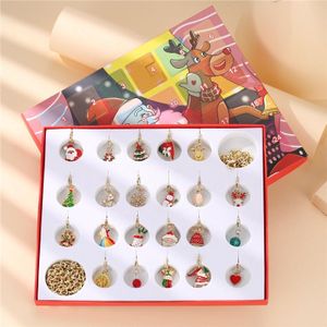 Diy Papier Advent Kalender Sieraden Armbanden Ketting Box Kerst Countdown 24 Deuren Kast Kinderen Speelgoed Decoratieve Ornament