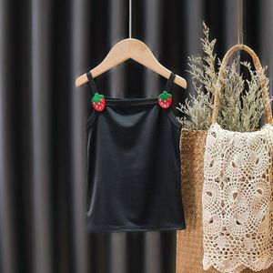 Mode Zomer Dunne Baby Meisjes Vest Hemdje Effen Kleur Kinderen Undershirts Tops Peuter Kids T-shirts Prinses Singlet Tanks