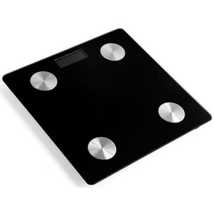 Bluetooth Schalen Floor Lichaamsgewicht Weegschaal Smart Backlit Display Digitale Weegschaal Lichaamsgewicht Lichaamsvet Water Spiermassa Bmi
