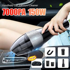 7000Pa 150W Auto Stofzuiger Handheld Draagbare Super Zuig Nat En Droog Dual Gebruik Cleaner Voor Car Home huisdier Haar Schoon