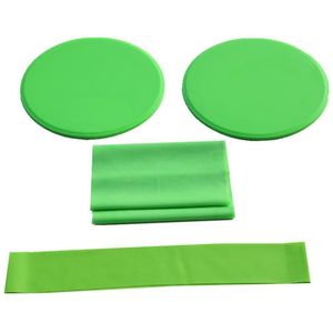 4Pcs Elastische Ring Set Zweefvliegen Discs Slider Fitness Disc Oefening Schuifplaat Abdominale Core Spier Training Yoga Schuiven