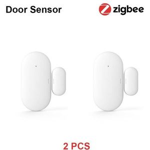 Avatto Tuya Zigbee Deur Raam Sensor,Zigbee 3.0 Draadloze Verbinding Smart Mini Deur Sensor, Werken Met Alexa, google Home Gateway