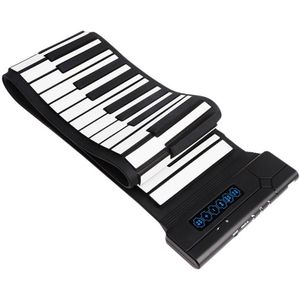 Flexibele 88 Toetsen Usb Flexibele Roll Up Roll-Up Electronic Piano Keyboard Met Batterij