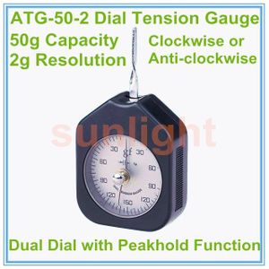 Peak-hold 50g Wijzerplaat Spanningsmeter met 1g Resolutie ATG-50-2