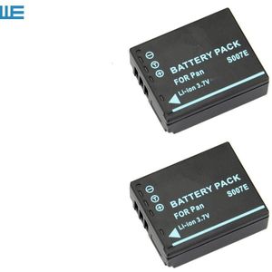 CGR-S007E CGA-S007 CGA-S007E S007E S007 CGR-S007 DMW-BCD10 Batterij voor Panasonic Lumix DMC TZ1 TZ2 TZ3 TZ4 TZ5 TZ50 TZ15.