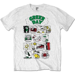 Groene Dag 'Dookie Comic Strip NIET-Shirt-NEU UND OFFIZIELL Novelty Cool Tops Mannen Korte Mouw t-shirt effen Kleur