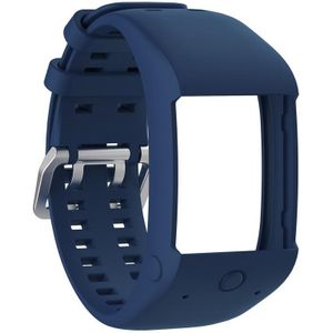 Comfortabele Siliconen Vervanging Horlogeband Wrist Strap voor Polar M600 Smart Horloge Polsbandje Strap Classic Roestvrij Stalen Gesp