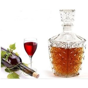 1 PC Glas Whiskey Liquor Wijn Drankjes Decanter 500 ml 850 ml Crystal Fles Wijn karaf JR 1081