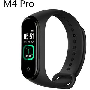 M4 Pro Slimme Band Voor Kids Fitness Armband Hartslag Smartwatch Waterdichte Tracker Lichaamstemperatuur Sport Smartband Mannen Vrouwen