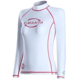 Lange Mouw Polyester & Spandex Rash Guard Badmode Vrouwen Slim Wit Zon-Beschermende Rashguard Vrouw Strand Duiken Surf Shirt