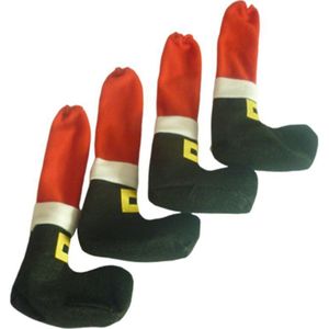 Bescherming Meubilair Stoel Been Sokken Doek Handschoenen Vloer Tafel Voet Covers Christmas Decoratie Been Sokken