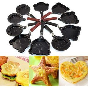 Ei Stroper Pan Pancake Batter Dispenser Crêpe Pan Mini Mode Ontbijt Gereedschap Friteuse Huis Keuken Tool 1Pc Willekeurige Patten