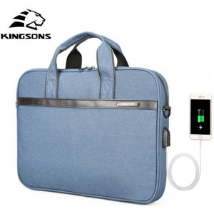 KINGSONS Case Voor Laptop 11 "", 12"", 13 "", 14"", 15 ""Messenger Handtas Sleeve Bag Voor Zakelijke Reizen