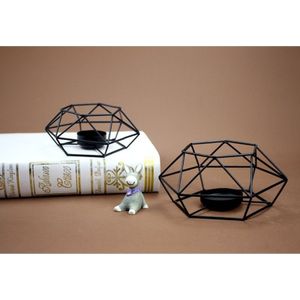 Amerikaanse Stijl 3D Geometrische Kandelaar Metalen Kandelaar voor Bruiloft Home Decorations Metalen kandelaar, unieke uitstraling
