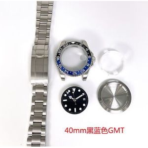 40Mm 316L Roestvrij Stalen Horloge En Band Set Voor Eta 2836 Mingzhu 3804 Beweging