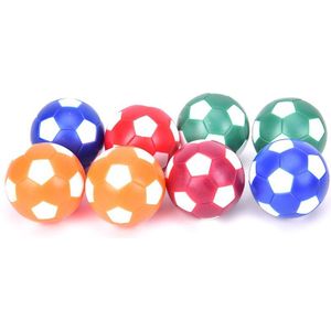 8/6/4Pcs Premium Materiaal Hars Mini Kleurrijke Tafel Voetbal Voetballen Vervanging Ballen Tafelblad Spel Mini Voetbal bal 32Mm