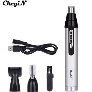 3 In1 Oplaadbare Mannen Scheerapparaat Hair Cutter Clipper Baard Trimmer Elektrische Neus Oorhaar Trimmer Wenkbrauwen Haar Bakkebaarden