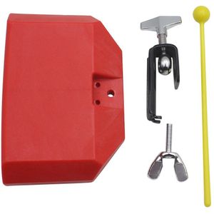 Koe Bel Noise Maker Met Mallet Koebel Voor Drum Set Slaginstrument Muziek Onderwijs Tool Voor Juichen Alarmering Sporting