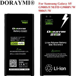 Doryami 3300Mah EB-BG900BBC Batterij Voor Samsung Galaxy S5 G900S G900F G9008V 9006V 9008W 9006W G900M G900FD vervanging Bateria