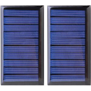 0.3 W 5 V 60mA Zonnepaneel Polykristallijne Zonnepaneel voor 3.6 V Batterij voor Low power apparaat 68 * 37*3mm