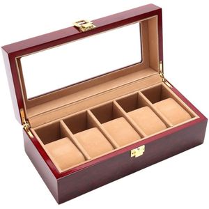 Houten Horloge Box Case Voor Yazole Polshorloge Box Gevallen Display Organizer Horloge Sieraden Gem Display