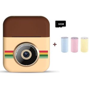 E65A Instant Print Camera Mini Digitale Camera Dual Lens Video Recorder Voor Jongen Meisje