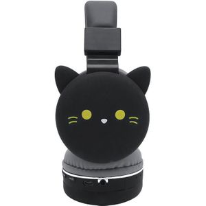 Kat Oortelefoon Bluetooth Headset Oortelefoon Draadloze Hoofdtelefoon Stereo Sport Oortelefoon Microfoon Headset Handenvrij MP3 Speler Voor Kind
