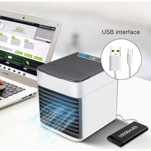 Auto Air Cooling Fan Mini Usb Draagbare Airconditioner Ingebouwde Led Lamp Auto Cooler Ventilator Auto luchtbevochtiger Fan Accessoires