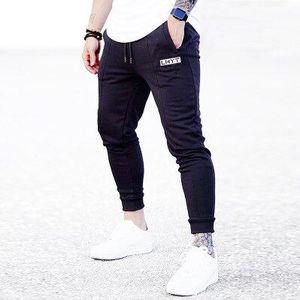 Katoen Sport Running Broek Mannen Fitness Joggers Bodybuilding Broek Mannelijke Sportwear Training Gym Jogging Broek Mannen Joggingbroek