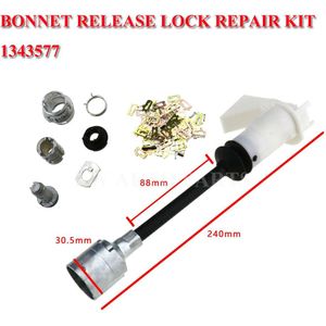 Bonnet Release Lock &amp; Klink Reparatie Kit Voor Ford Focus MK2 05-11 C-MAX 03-07 1343577 1535949 4M5AA1613970BA 3M5AR16B970AD